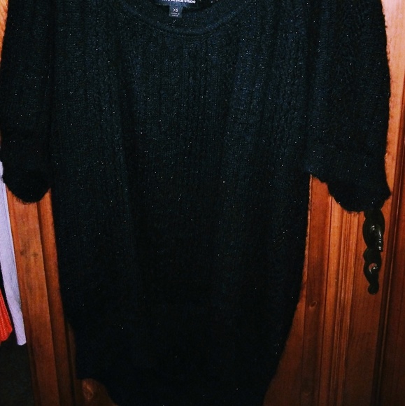 Express Sparkly Balloon Sleeve Sweater - Picture 4 of 6